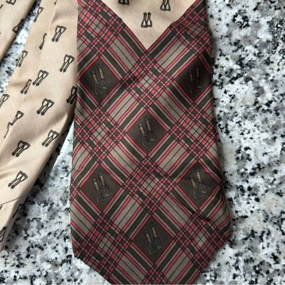 Cantini Firenze | Men’s All Silk Novelty Print Horse Stirrups